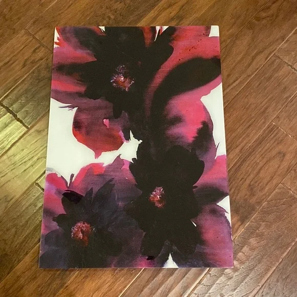 Fuchsia Black wall hanging decor dark purple & white IKEA picture - Picture 2 of 8